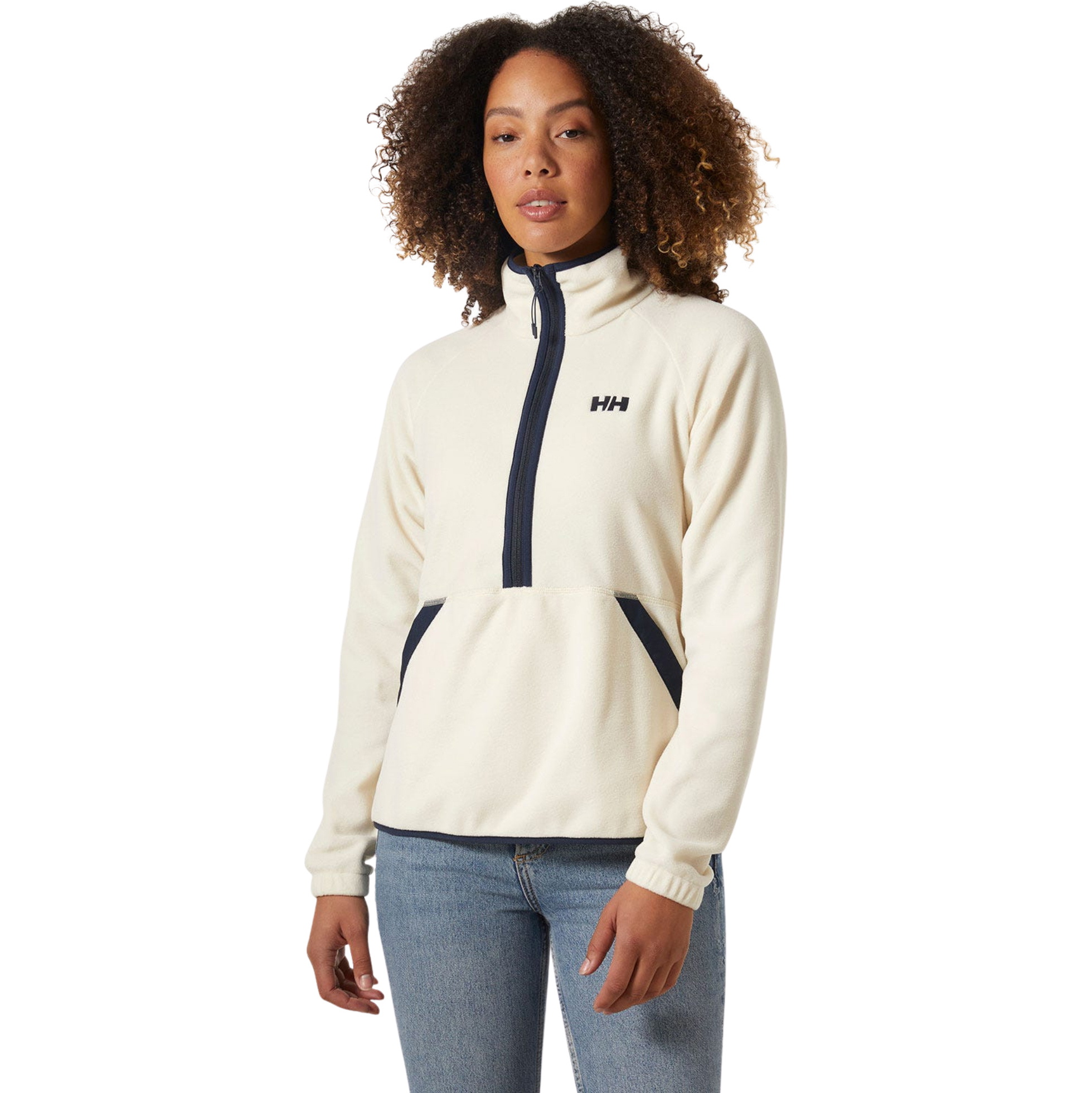 2026 Helly Hansen Dame Rig 1/2 Lynlås Fleece 54082 - Cream